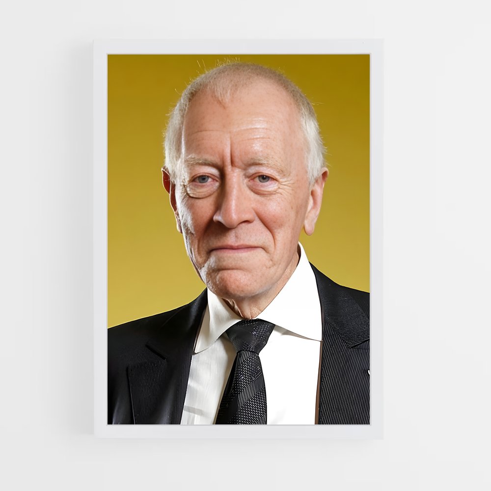 ap-max von sydow-3 cadre Blanc