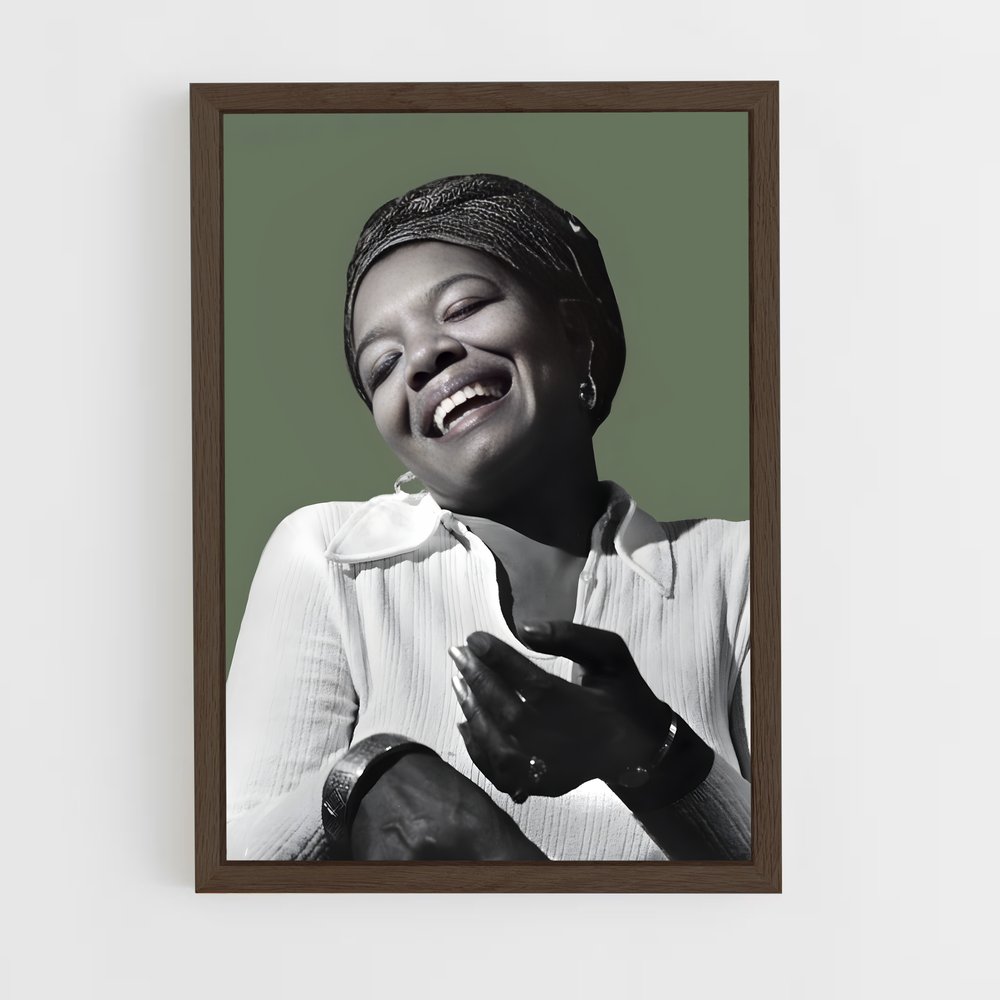 ap-maya angelou-2 cadre Bois foncé