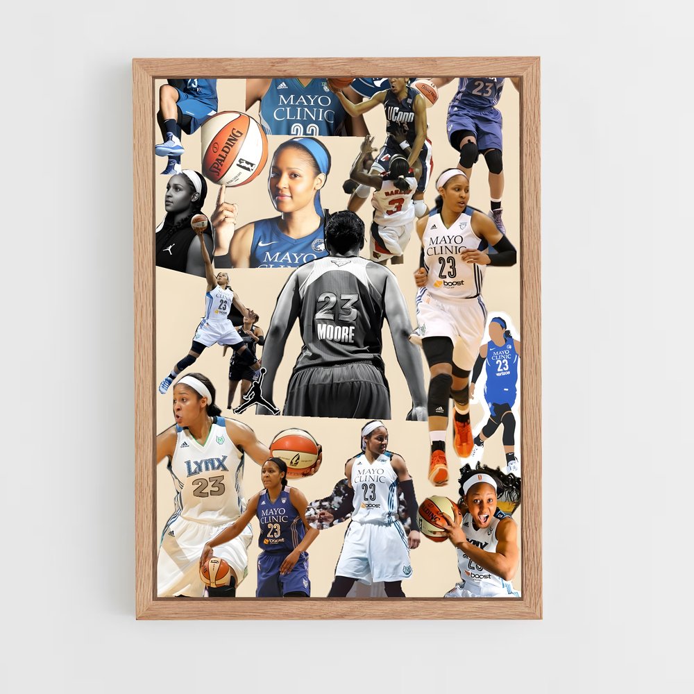ap-maya moore-4 cadre Bois clair