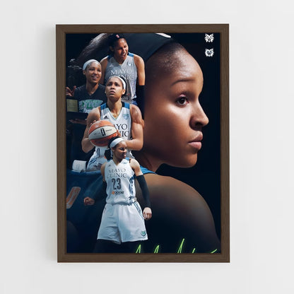 ap-maya moore-6 cadre Bois foncé
