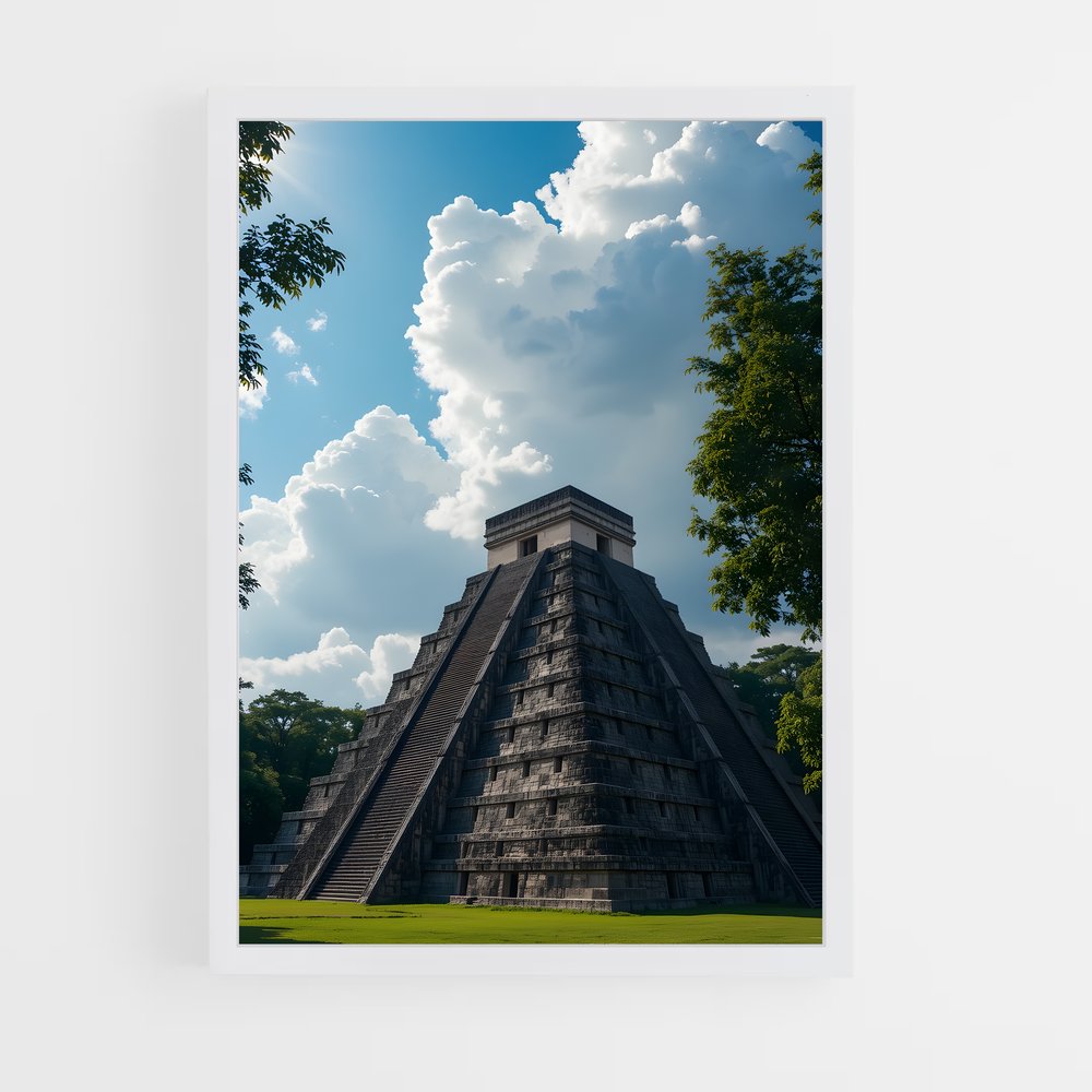 ap-mayan pyramid-1 cadre Blanc