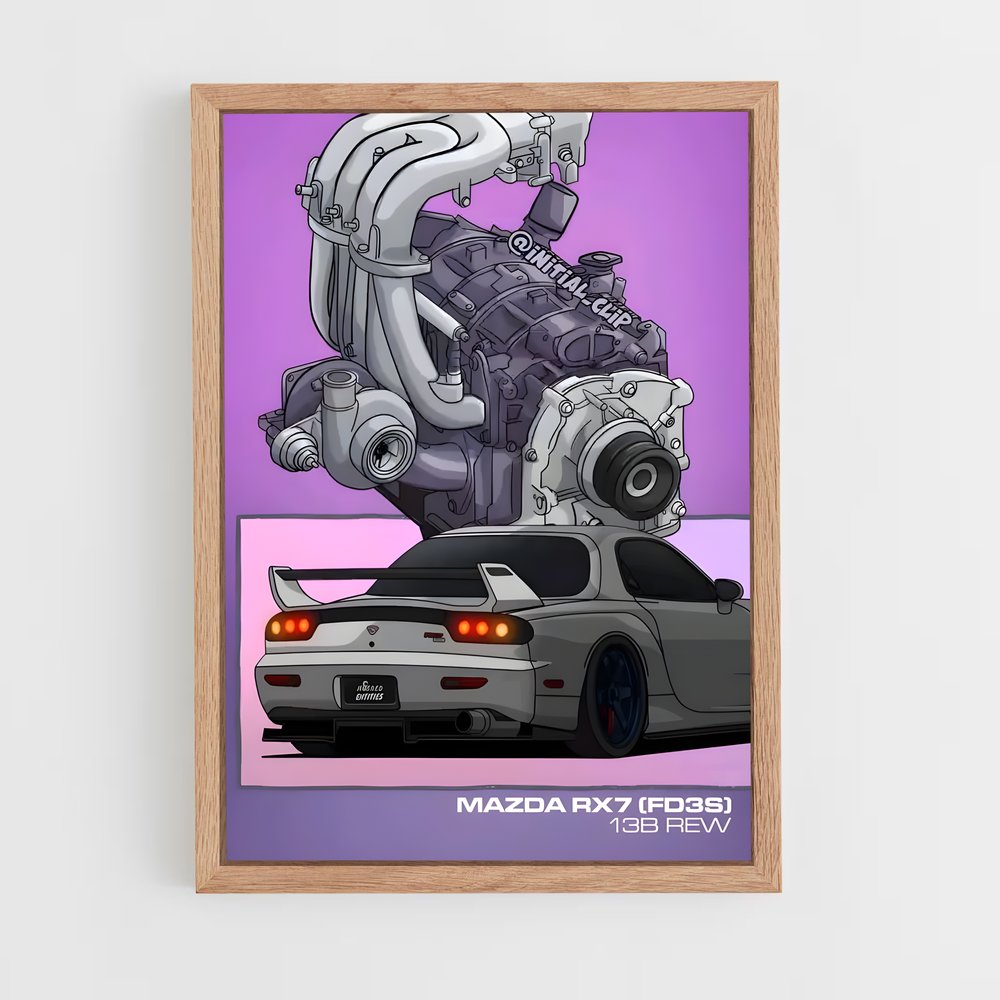 ap-mazda-4 cadre Bois clair