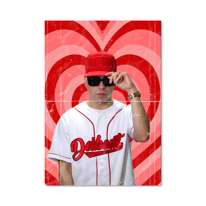 Poster Love at Bat