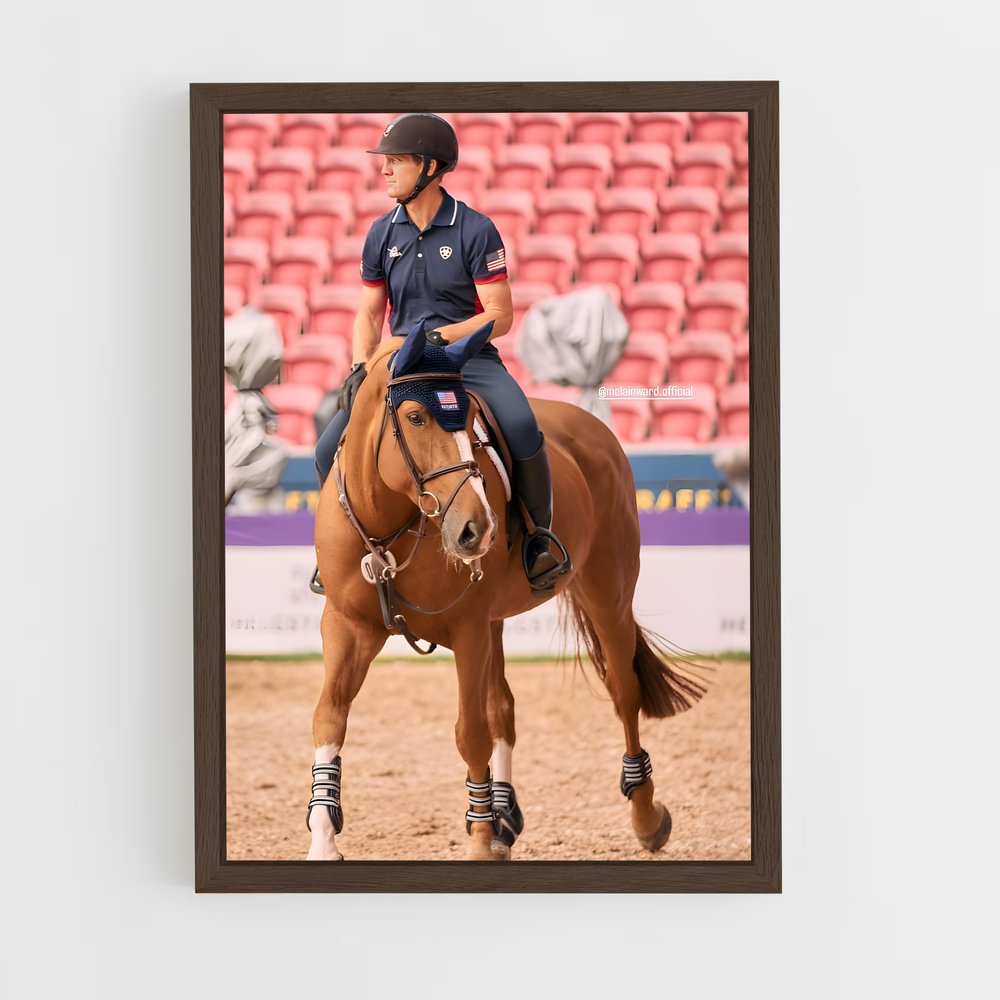 ap-mclain ward-4 cadre Bois foncé