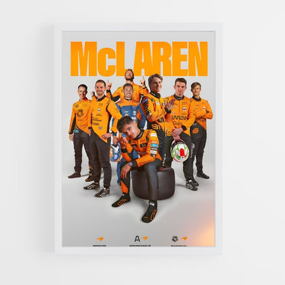 ap-mclaren f1 team-8 cadre Blanc