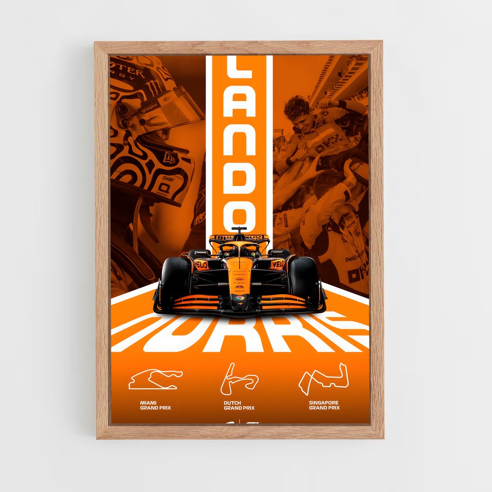 ap-mclaren f1 team-9 cadre Bois clair