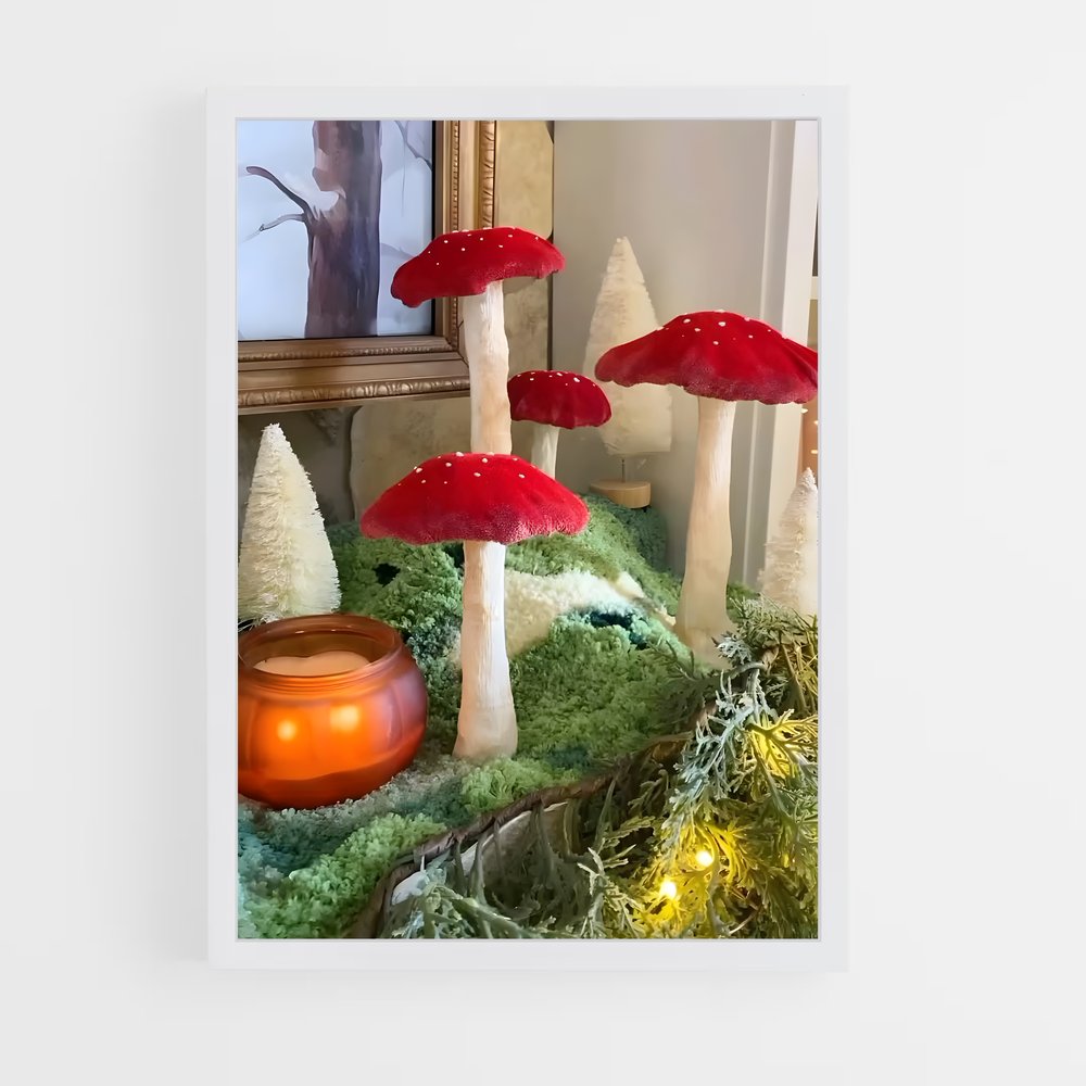 ap-meadow mushroom-4 cadre Blanc
