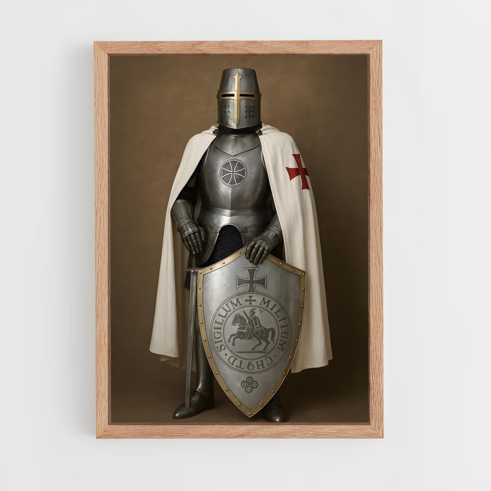 ap-medieval knights-3 cadre Bois clair