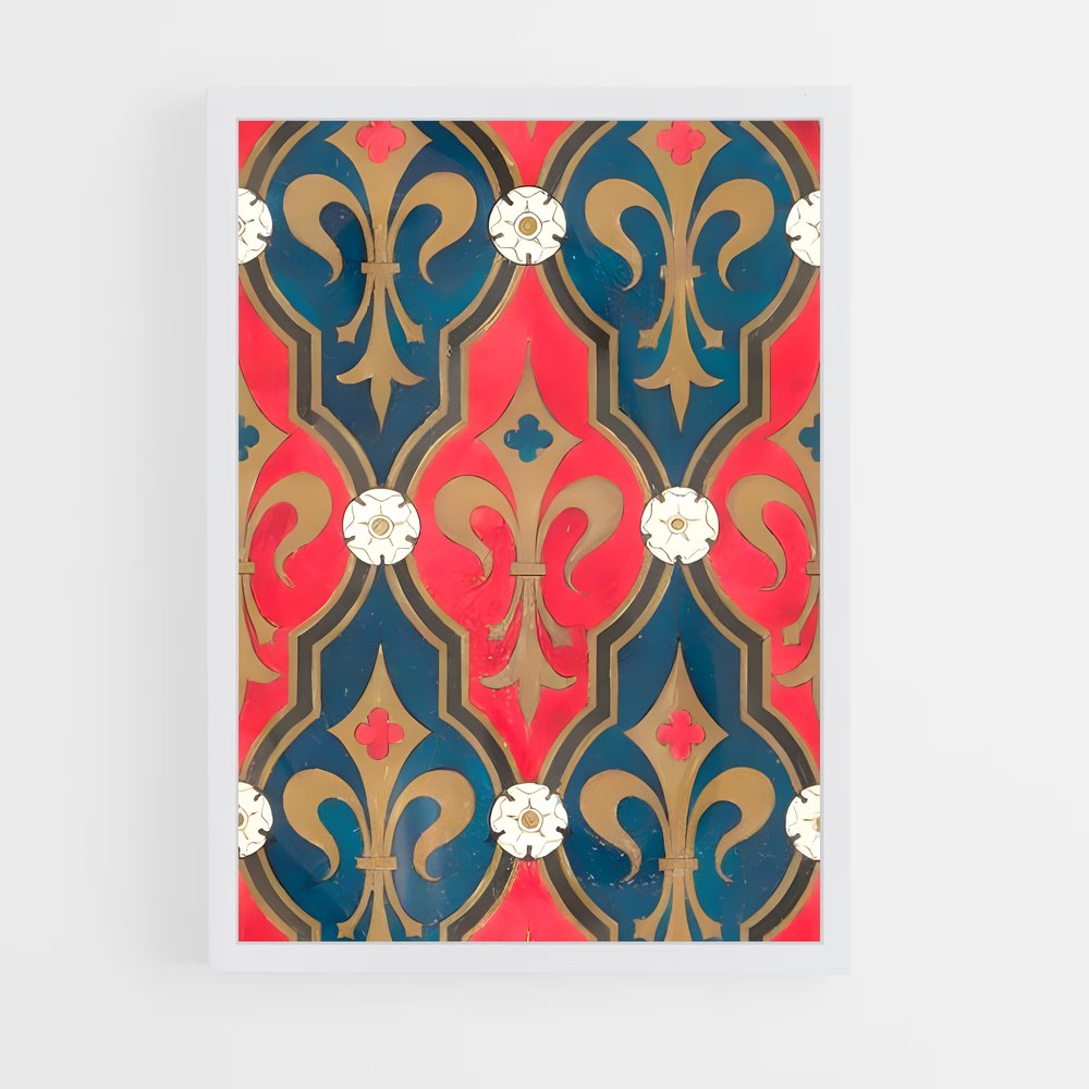 ap-medieval patterns-1 cadre Blanc