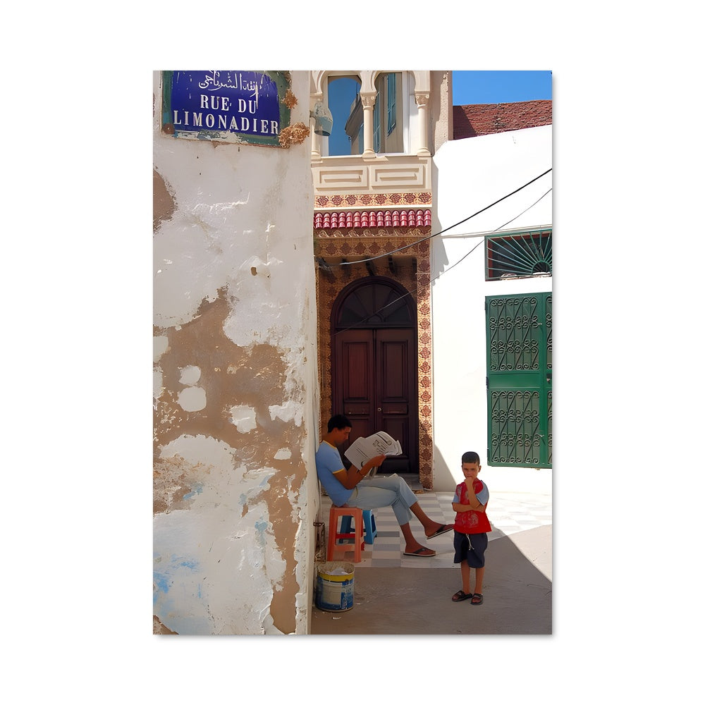 Poster Promenade à la Medina