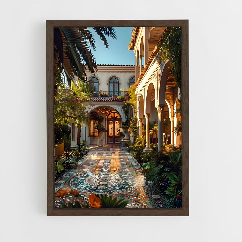 ap-mediterranean architecture-12 cadre Bois foncé