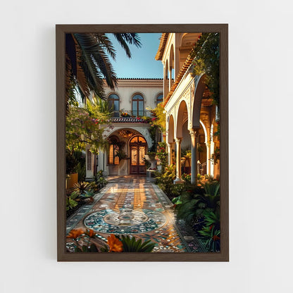 ap-mediterranean architecture-12 cadre Bois foncé