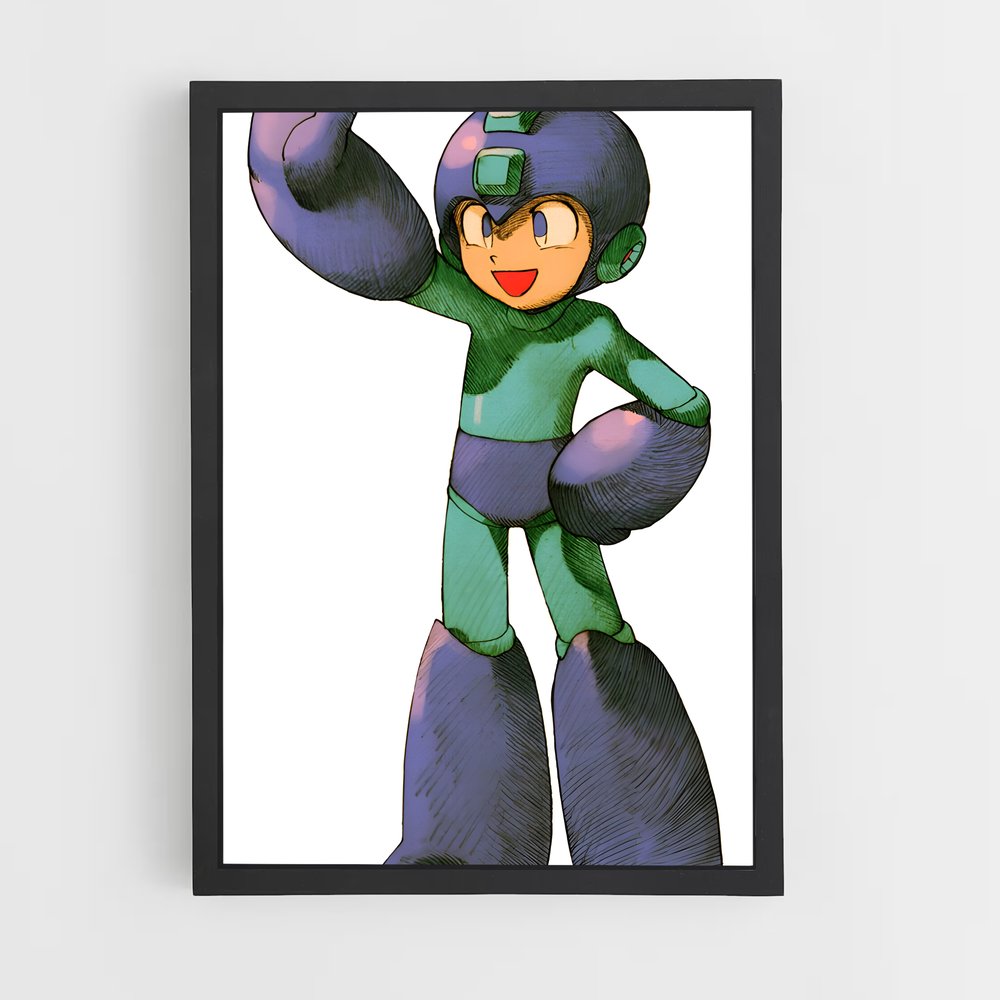 ap-mega man-1 cadre Noir