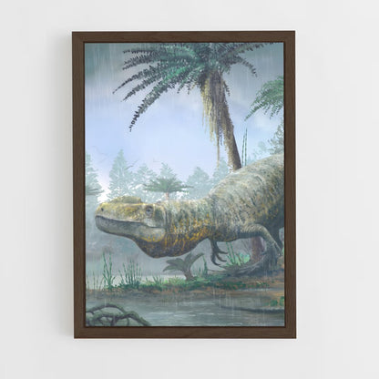 ap-megalosaurus-1 cadre Bois foncé