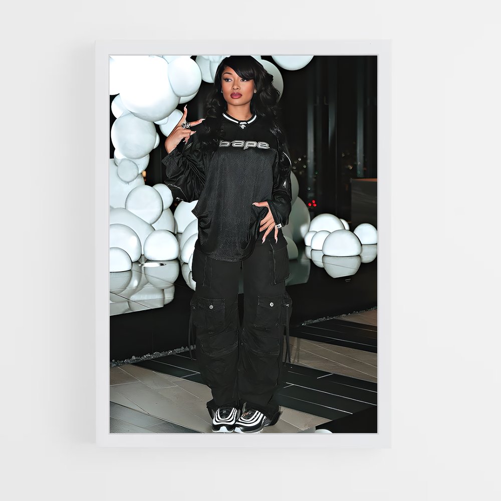 ap-megan thee stallion-2 cadre Blanc