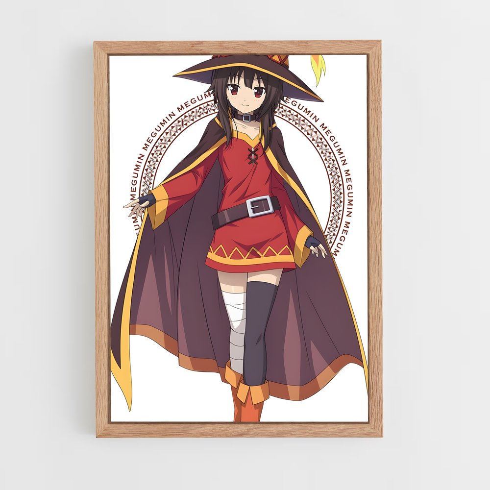 ap-megumin-1 cadre Bois clair