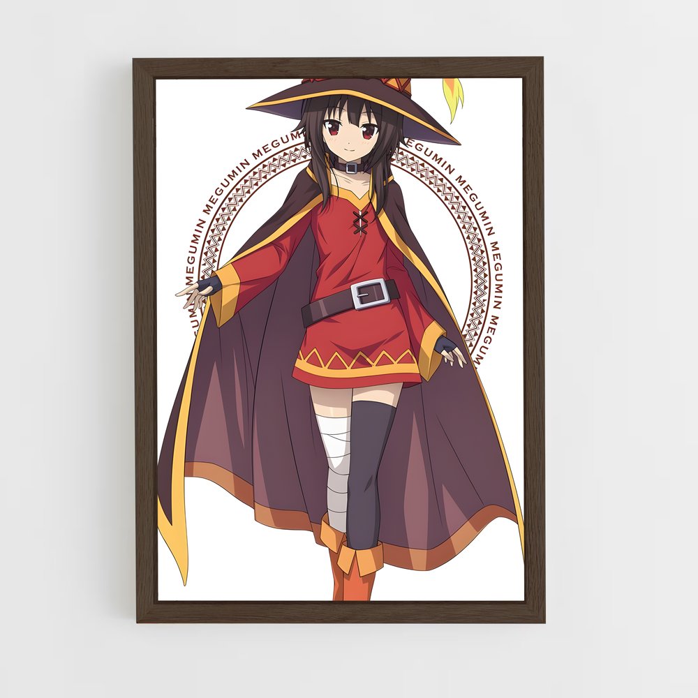 ap-megumin-1 cadre Bois foncé
