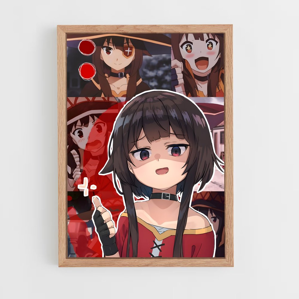 ap-megumin-3 cadre Bois clair