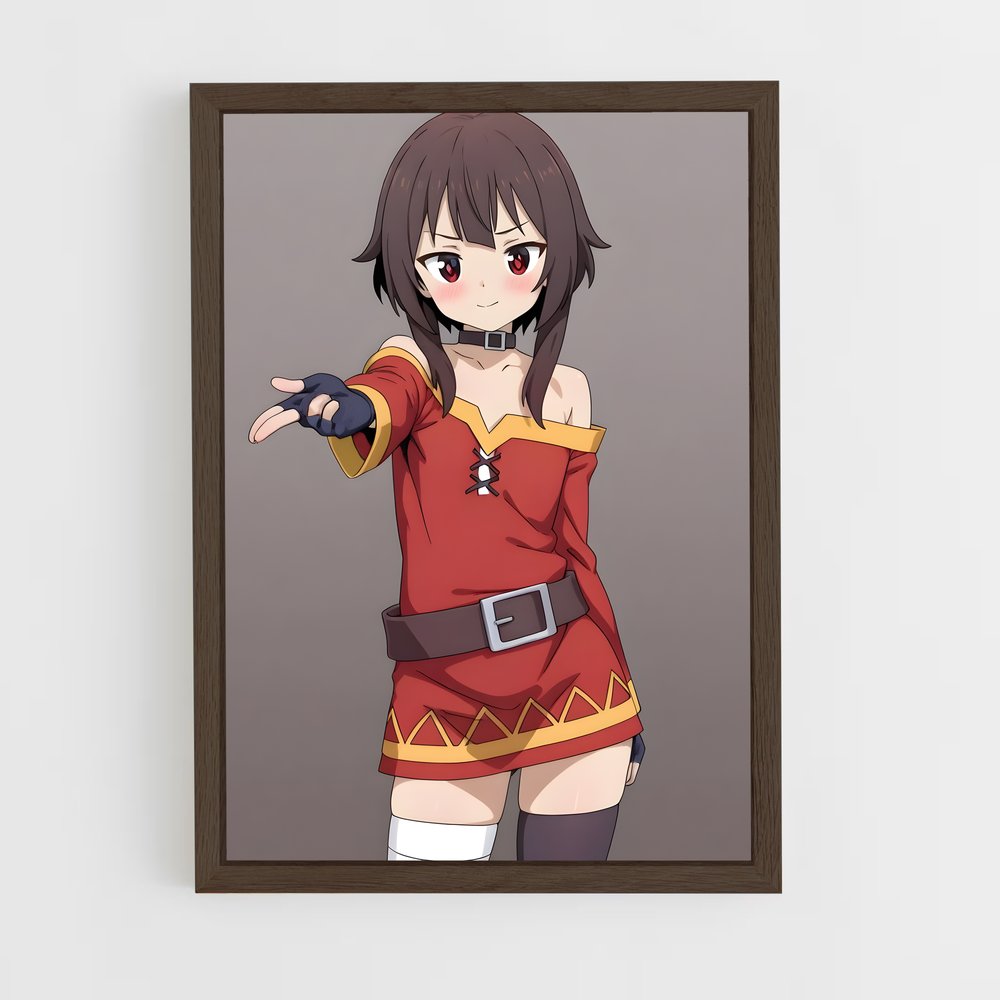 ap-megumin-4 cadre Bois foncé