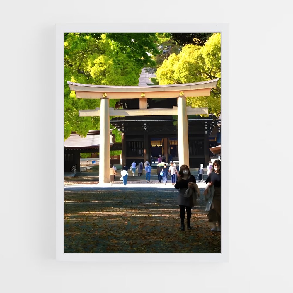 ap-meiji shrine-1 cadre Blanc