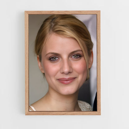ap-melanie laurent-3 cadre Bois clair