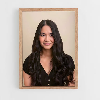 ap-melanie perkins-3 cadre Bois clair