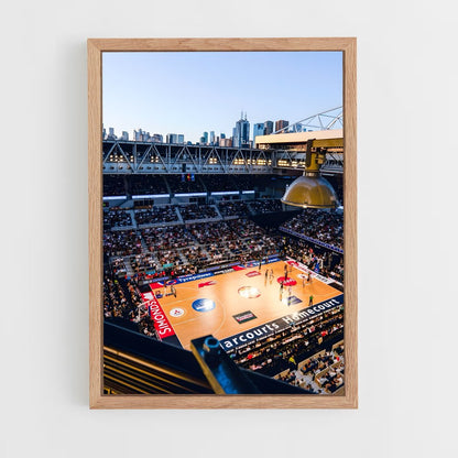 ap-melbourne united basketball-1 cadre Bois clair