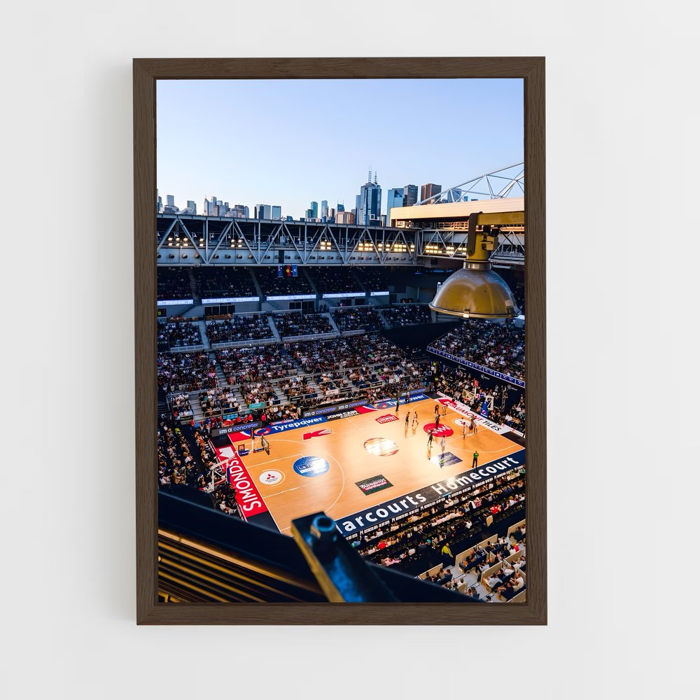 ap-melbourne united basketball-1 cadre Bois foncé