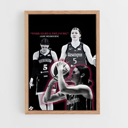 ap-melbourne united basketball-2 cadre Bois clair