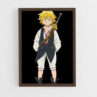 ap-meliodas-2 cadre Bois foncé