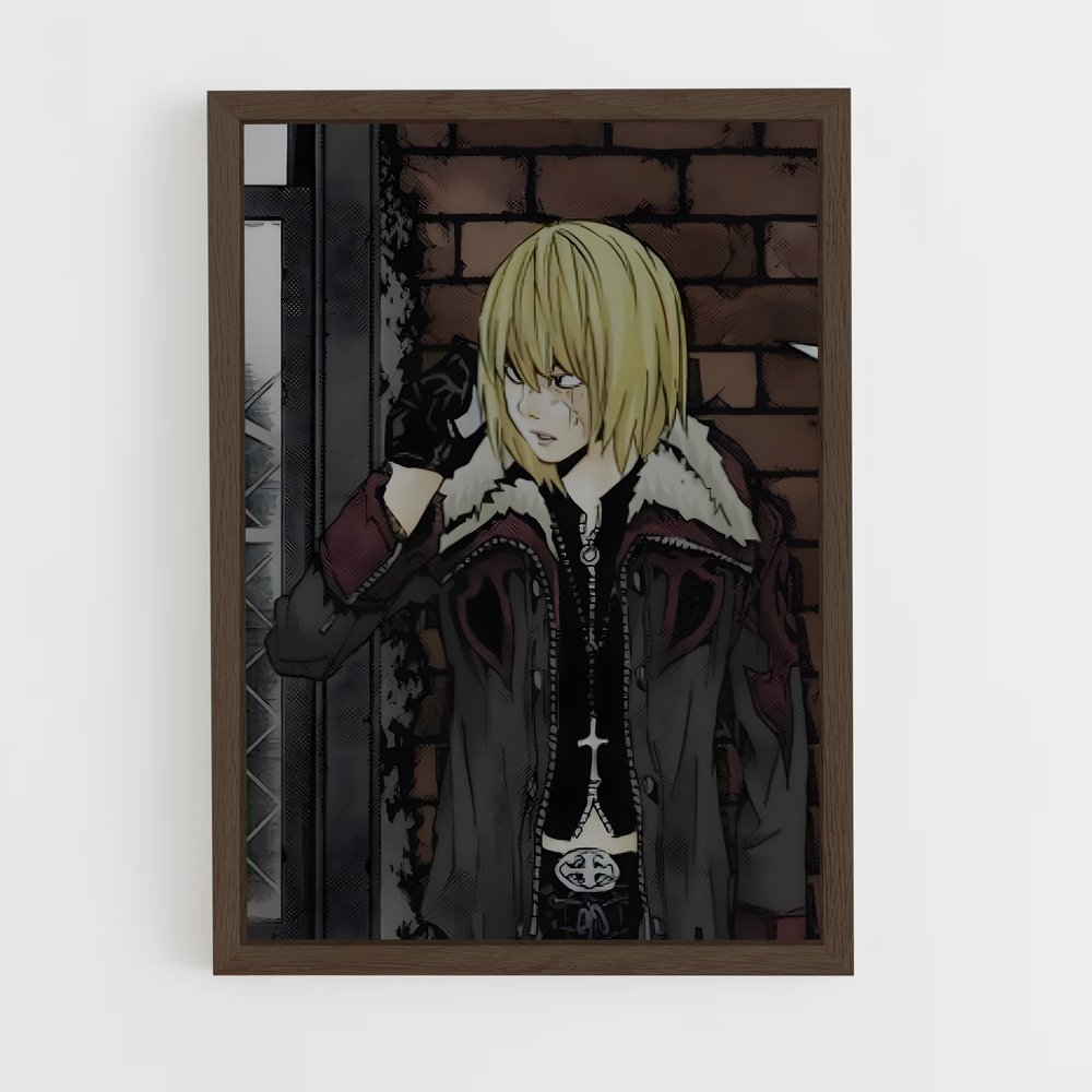 ap-mello death note-1 cadre Bois foncé