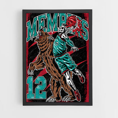 ap-memphis grizzlies-1 cadre Noir