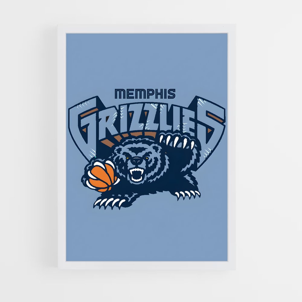 ap-memphis grizzlies-5 cadre Blanc