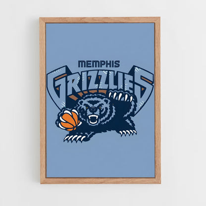 ap-memphis grizzlies-5 cadre Bois clair