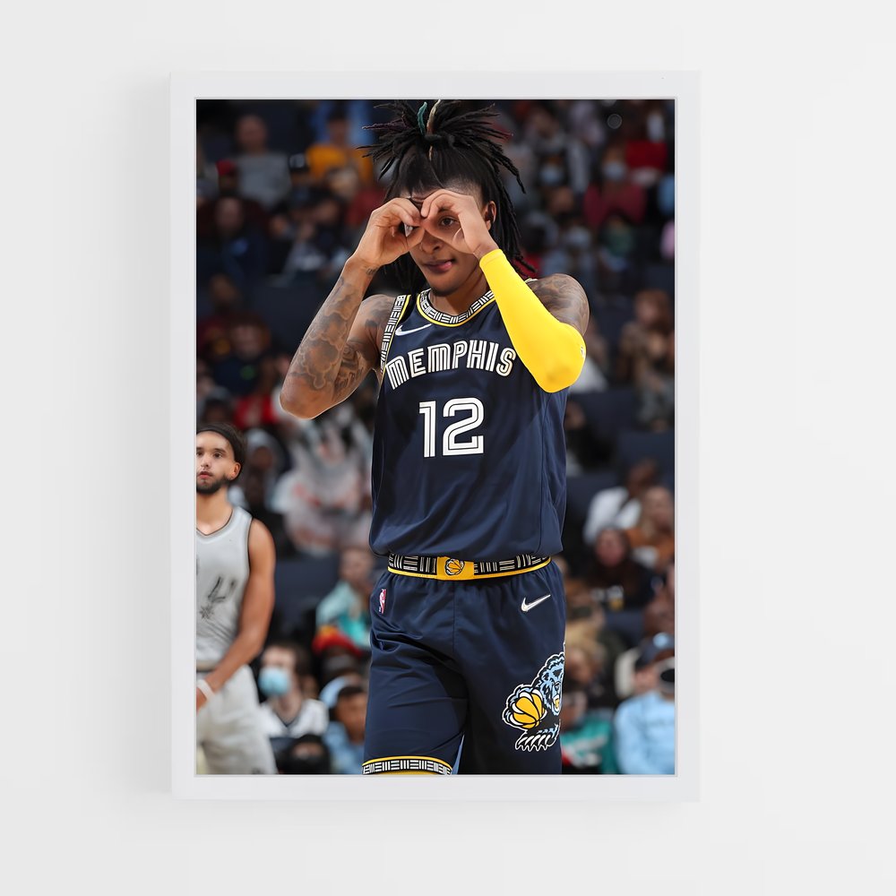 ap-memphis grizzlies-7 cadre Blanc