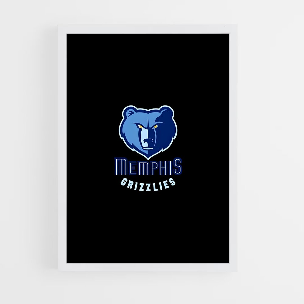 ap-memphis grizzlies-9 cadre Blanc