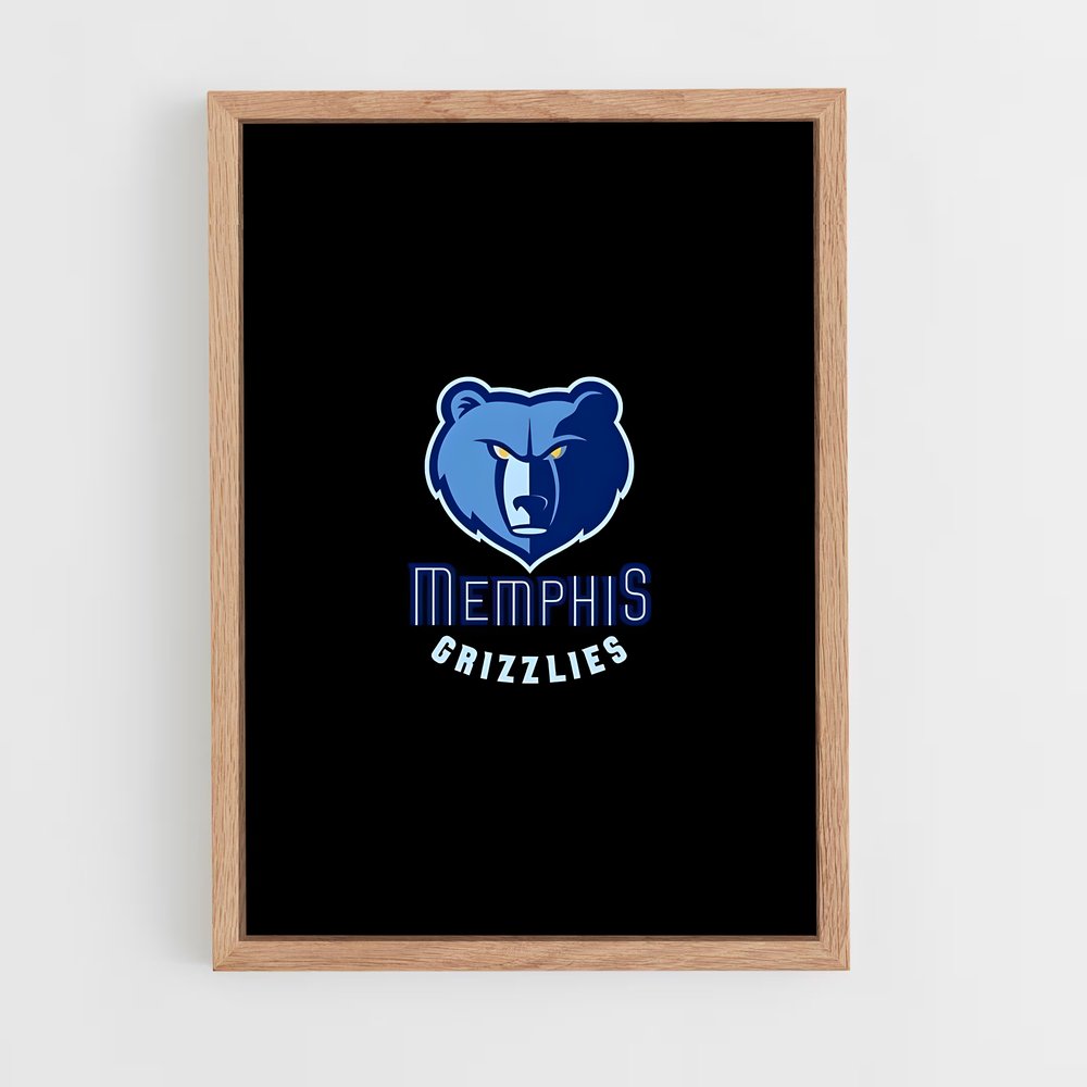 ap-memphis grizzlies-9 cadre Bois clair