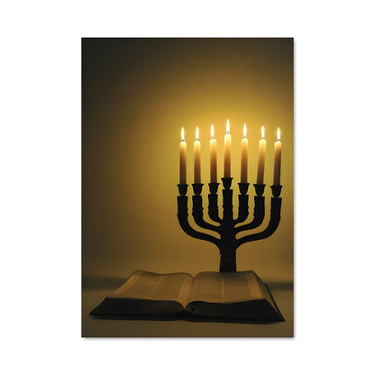 Poster Lumières de Menorah