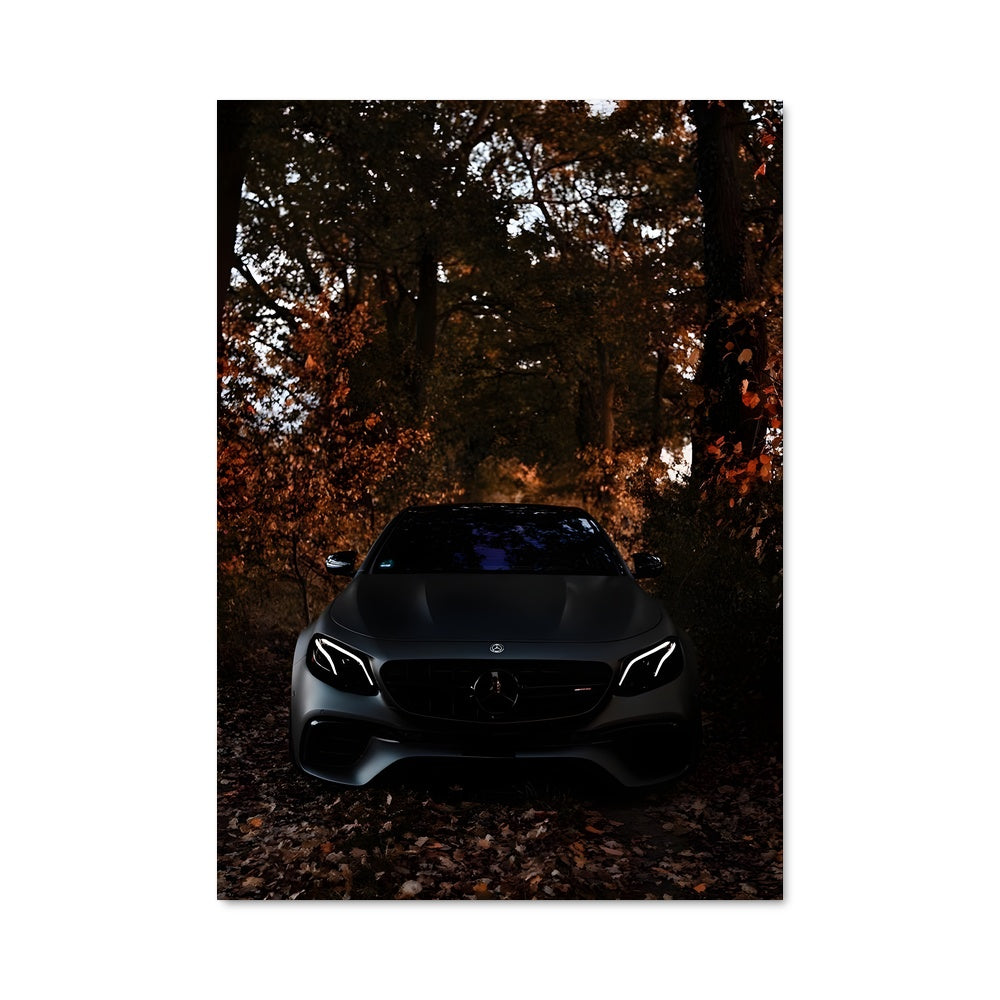 Poster Mercedes dans les Bois