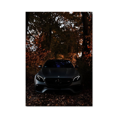 Poster Mercedes dans les Bois