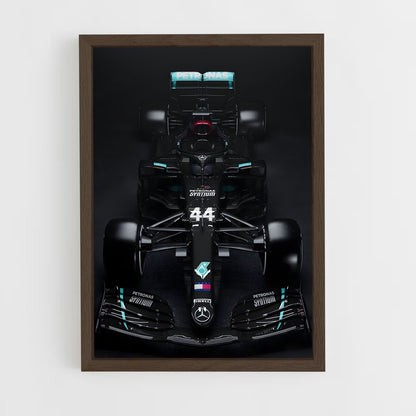 ap-mercedes-amg petronas f1 team-12 cadre Bois foncé