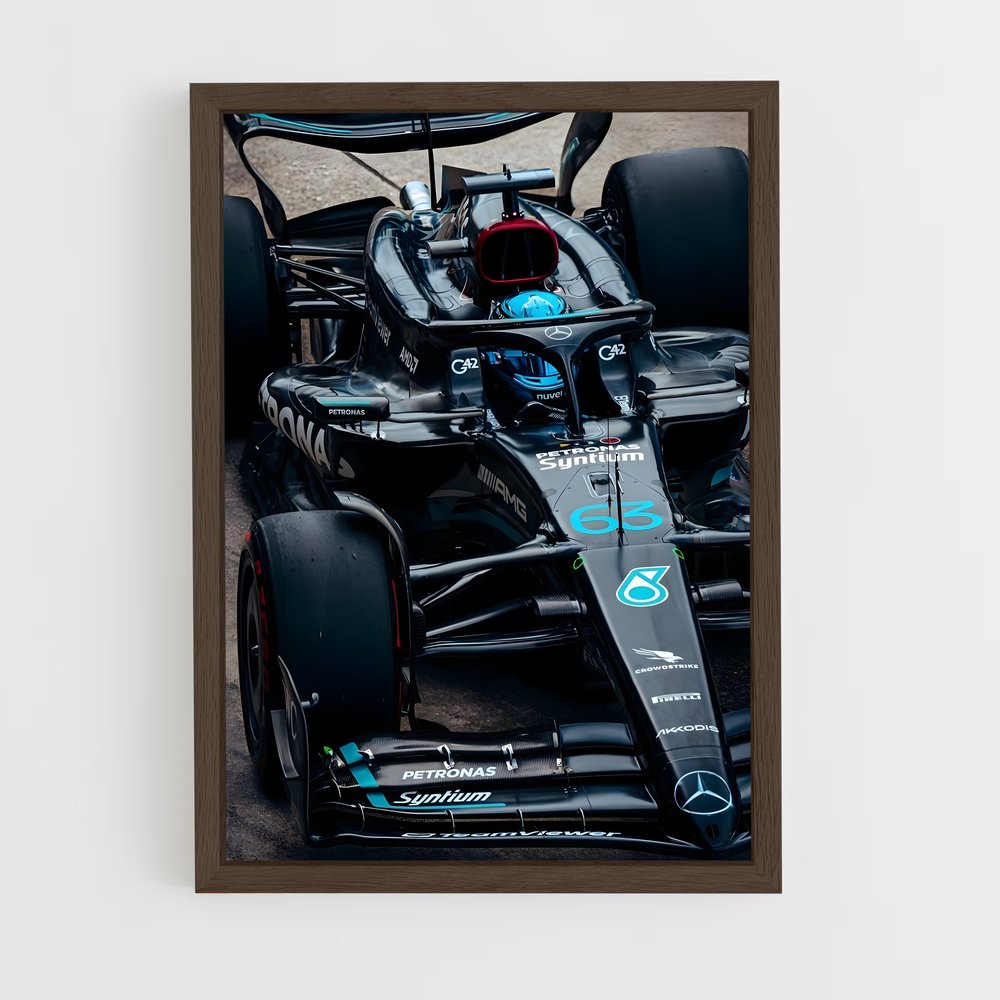 ap-mercedes-amg petronas f1 team-2 cadre Bois foncé