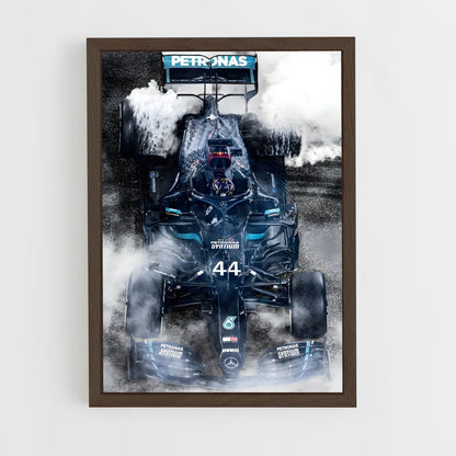 ap-mercedes-amg petronas f1 team-4 cadre Bois foncé
