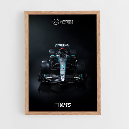 ap-mercedes-amg petronas f1 team-7 cadre Bois clair