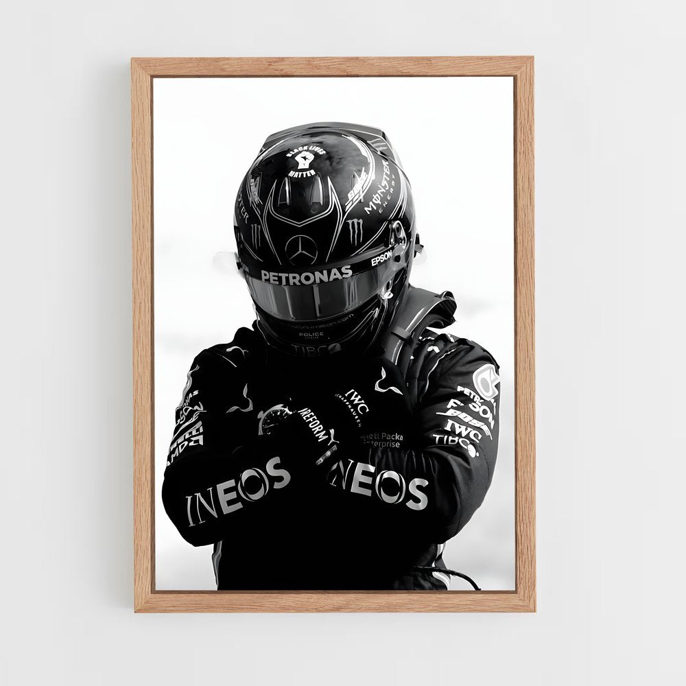 ap-mercedes-amg petronas f1 team-9 cadre Bois clair