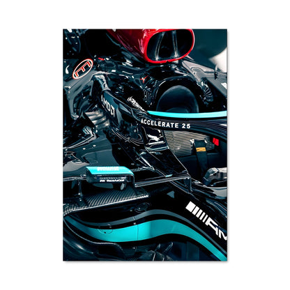 Poster Mercedes w12 77505