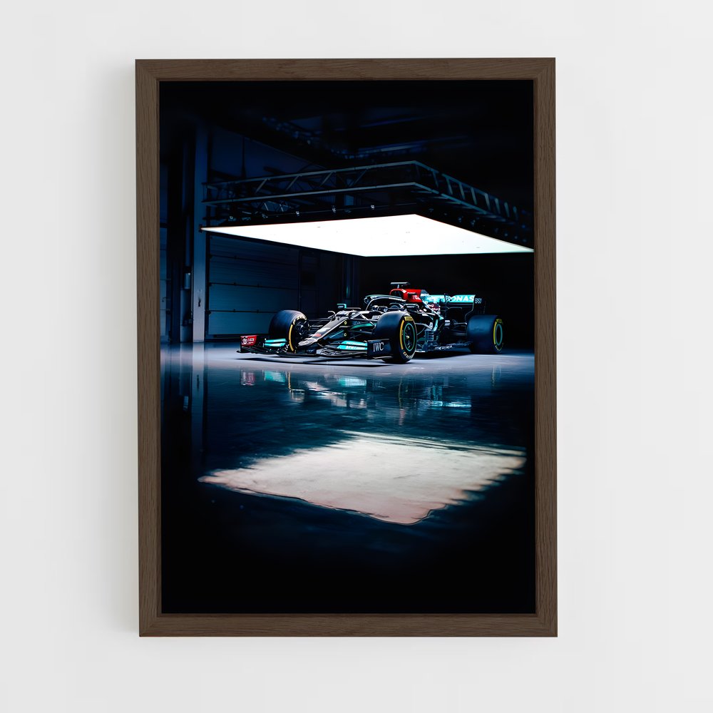 ap-mercedes w12-1 cadre Bois foncé