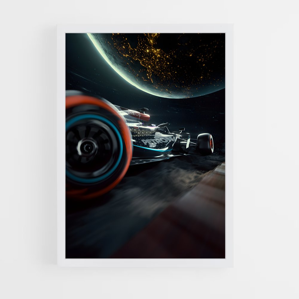 ap-mercedes w12-9 cadre Blanc