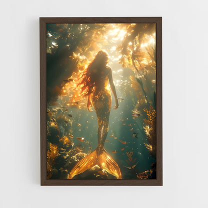ap-mermaid-4 cadre Bois foncé