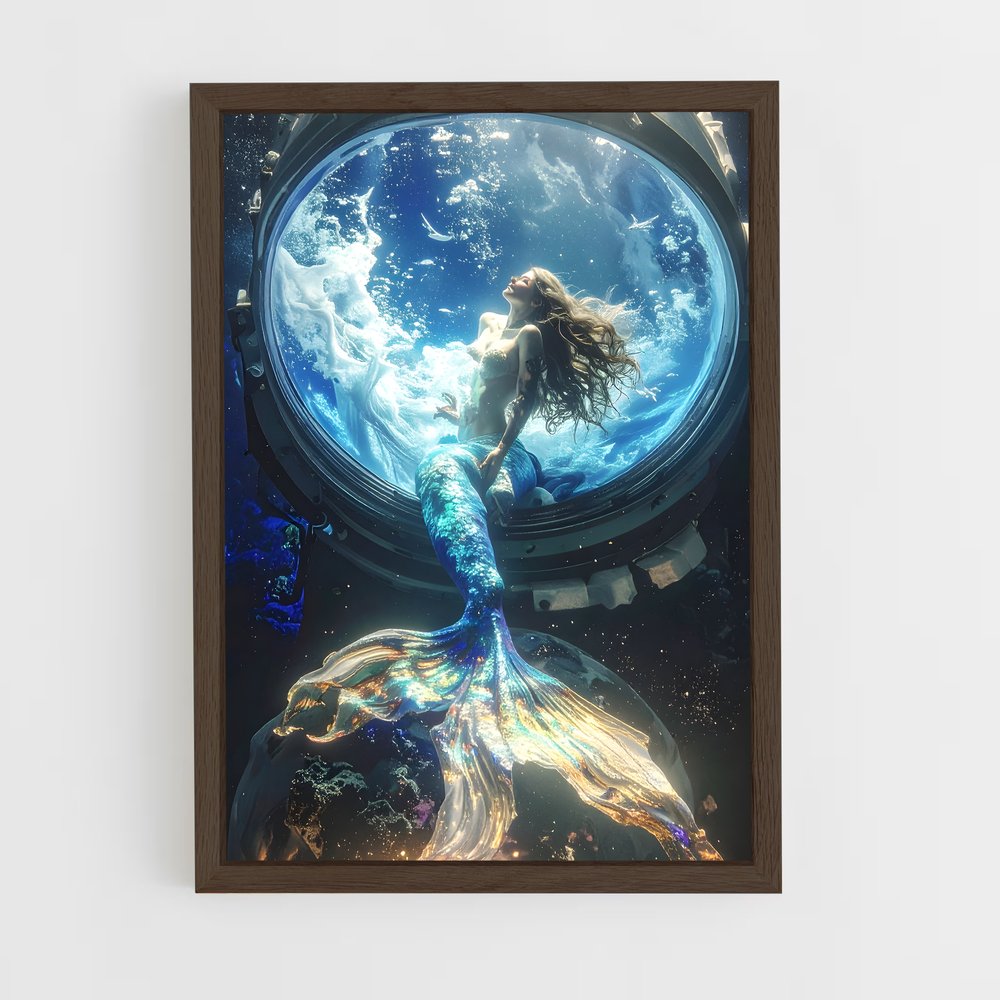 ap-mermaid-5 cadre Bois foncé